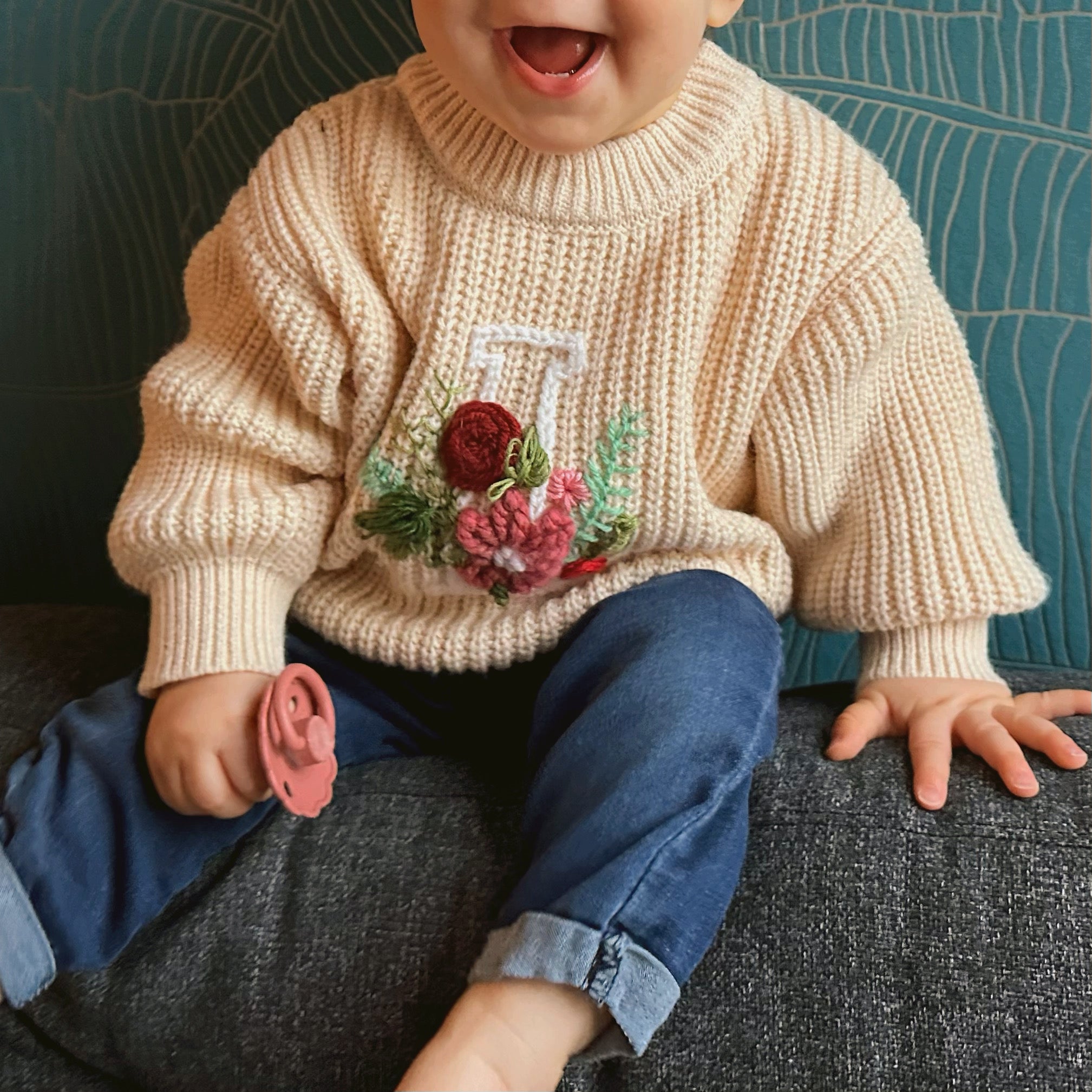 Pull à personnaliser - CAPSULE CHALEUR D'HIVER - feuille d'automne