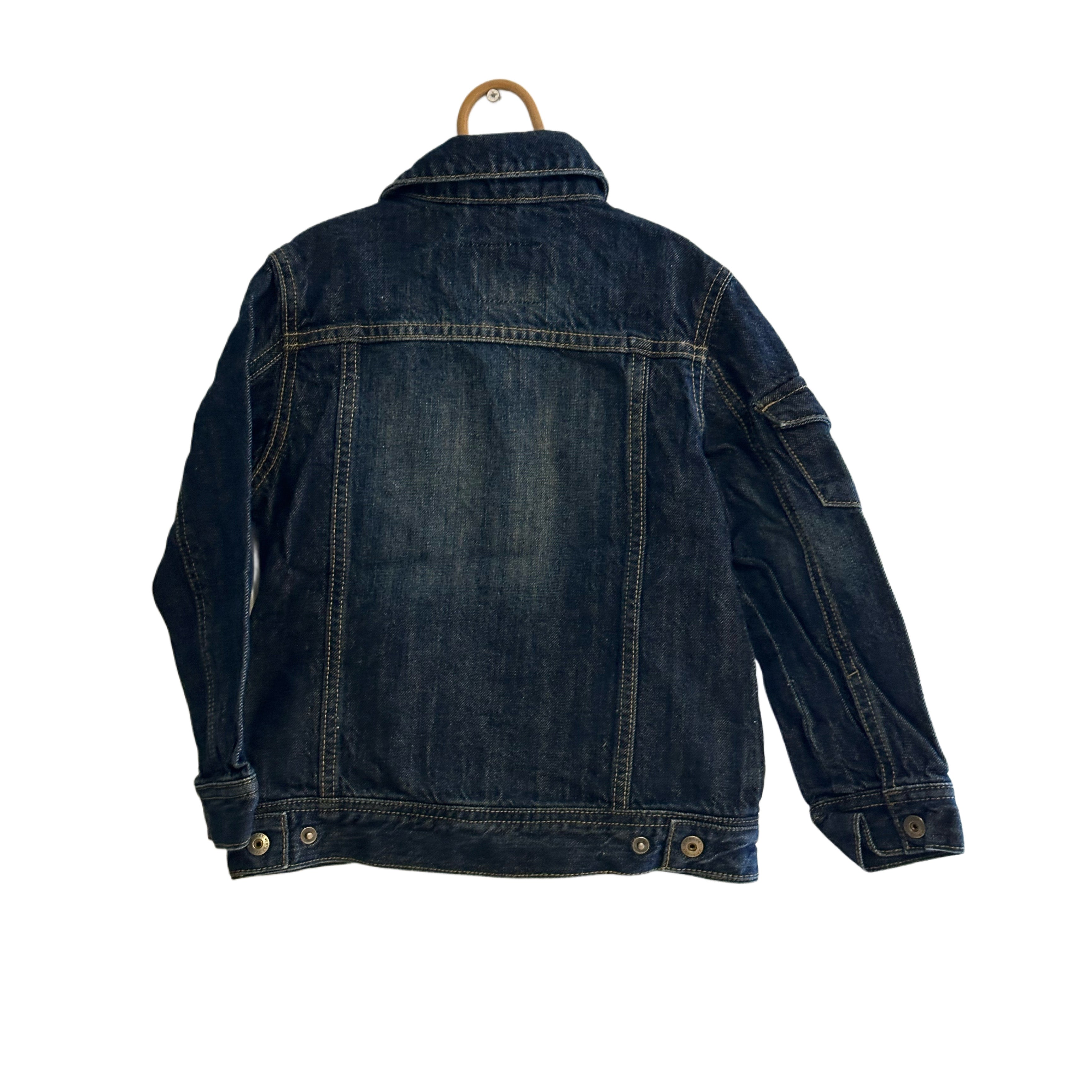 Veste en jean bouton pression - 6 ans