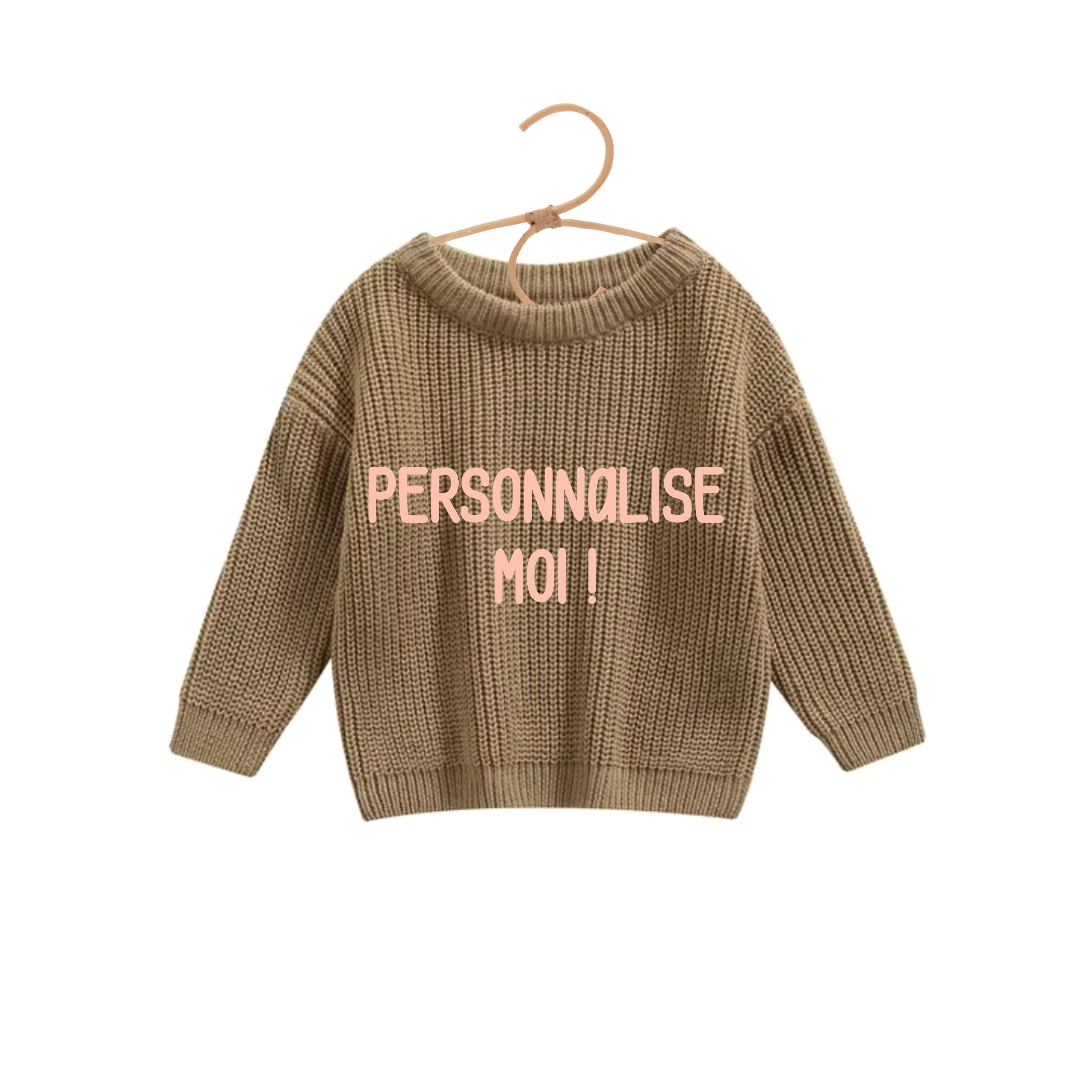 Pull à personnaliser - CAPSULE CHALEUR D'HIVER - feuille d'automne