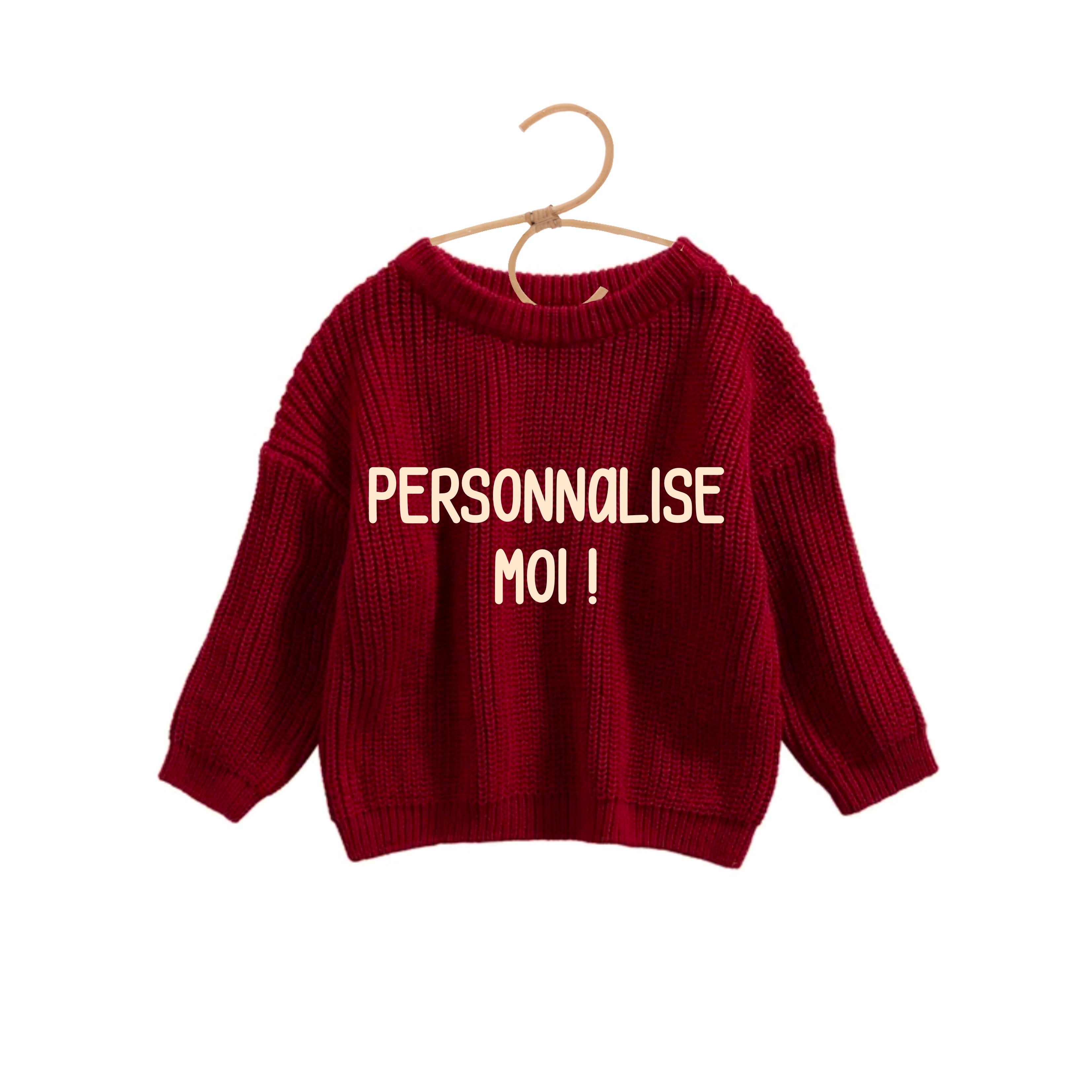 Pull à personnaliser - CAPSULE CHALEUR D'HIVER - Vin chaud