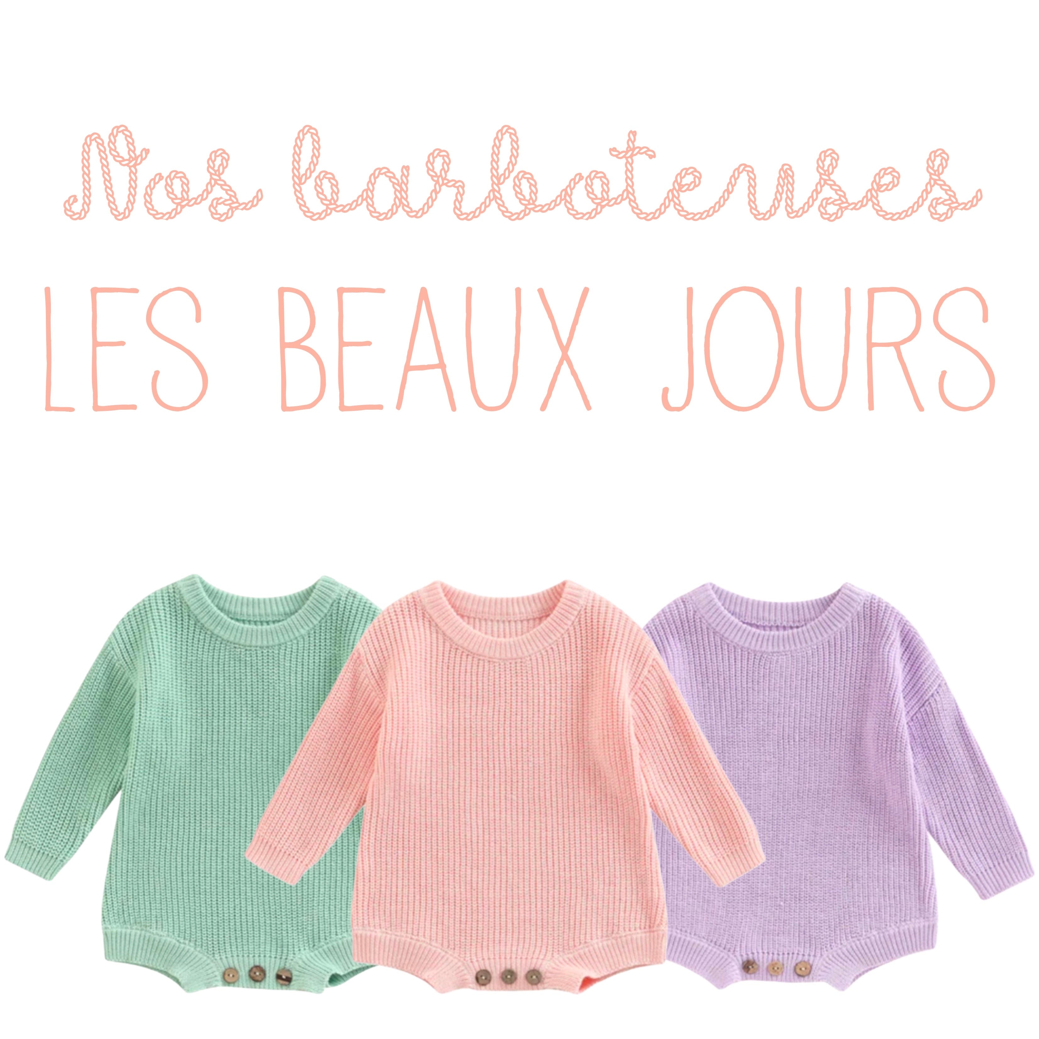 Nos barboteuses à personnaliser - Les beaux jours