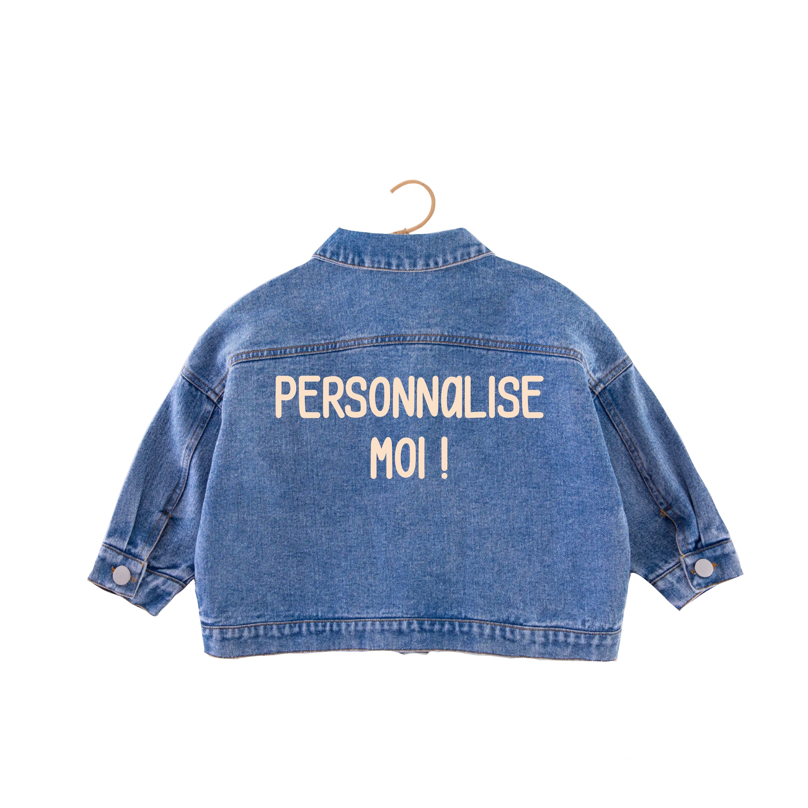 Veste en jean à personnaliser - l'indémodable