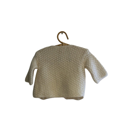 Gilet en maille ouvert - crème - 3 mois