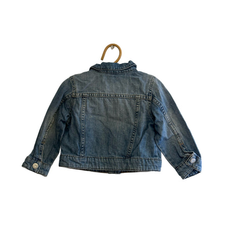 Veste en jean bouton pression - 12 mois
