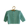 Gilet en mailles ecaille - Bleu - 3 mois