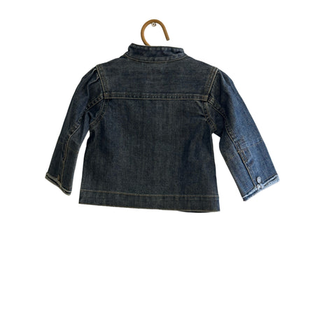 Veste en jean bouton pression - 12/18 mois