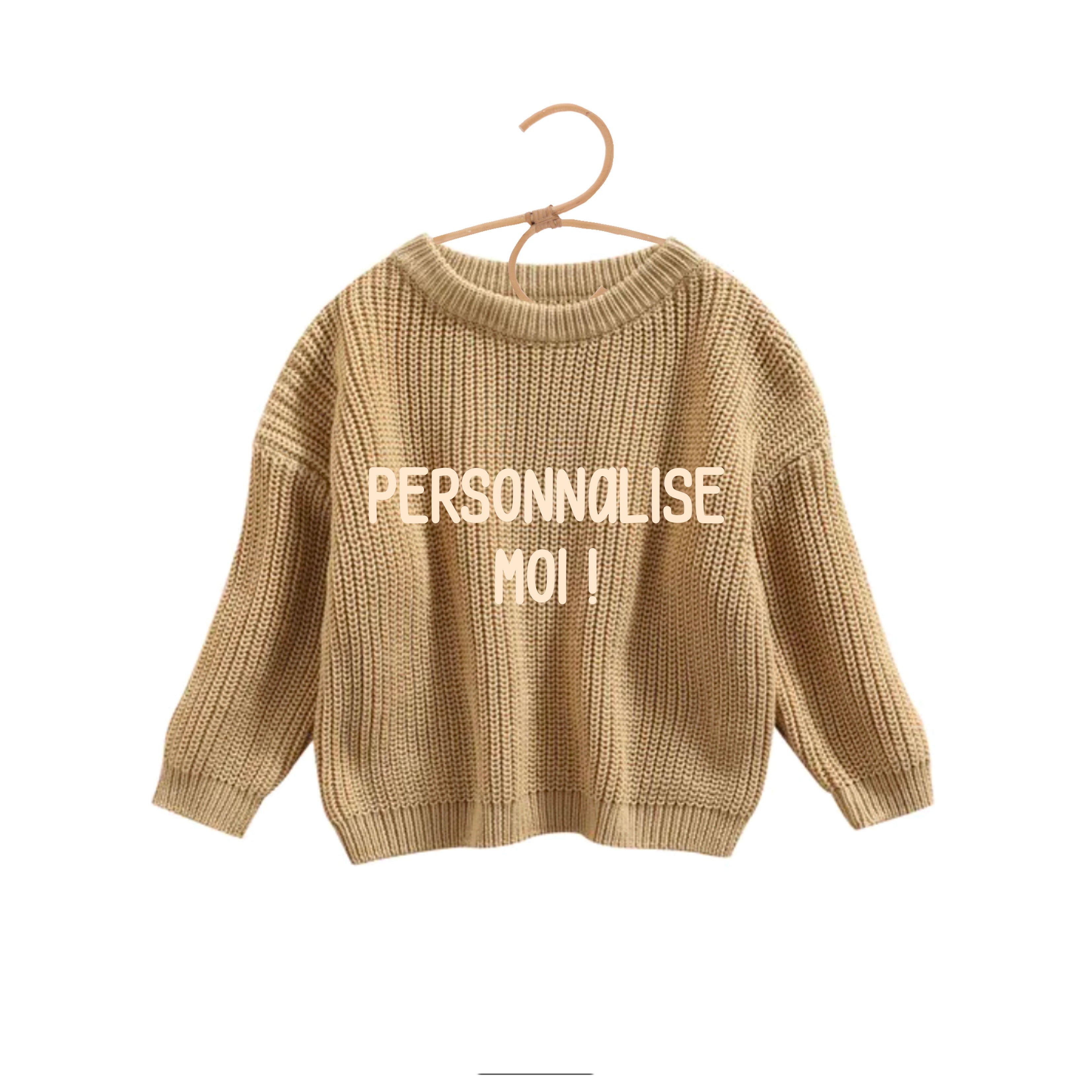 Pull à personnaliser - l'indémodable odeur de mokka