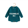 Barboteuse à personnaliser - CAPSULE CHALEUR D'HIVER - Bleu canard