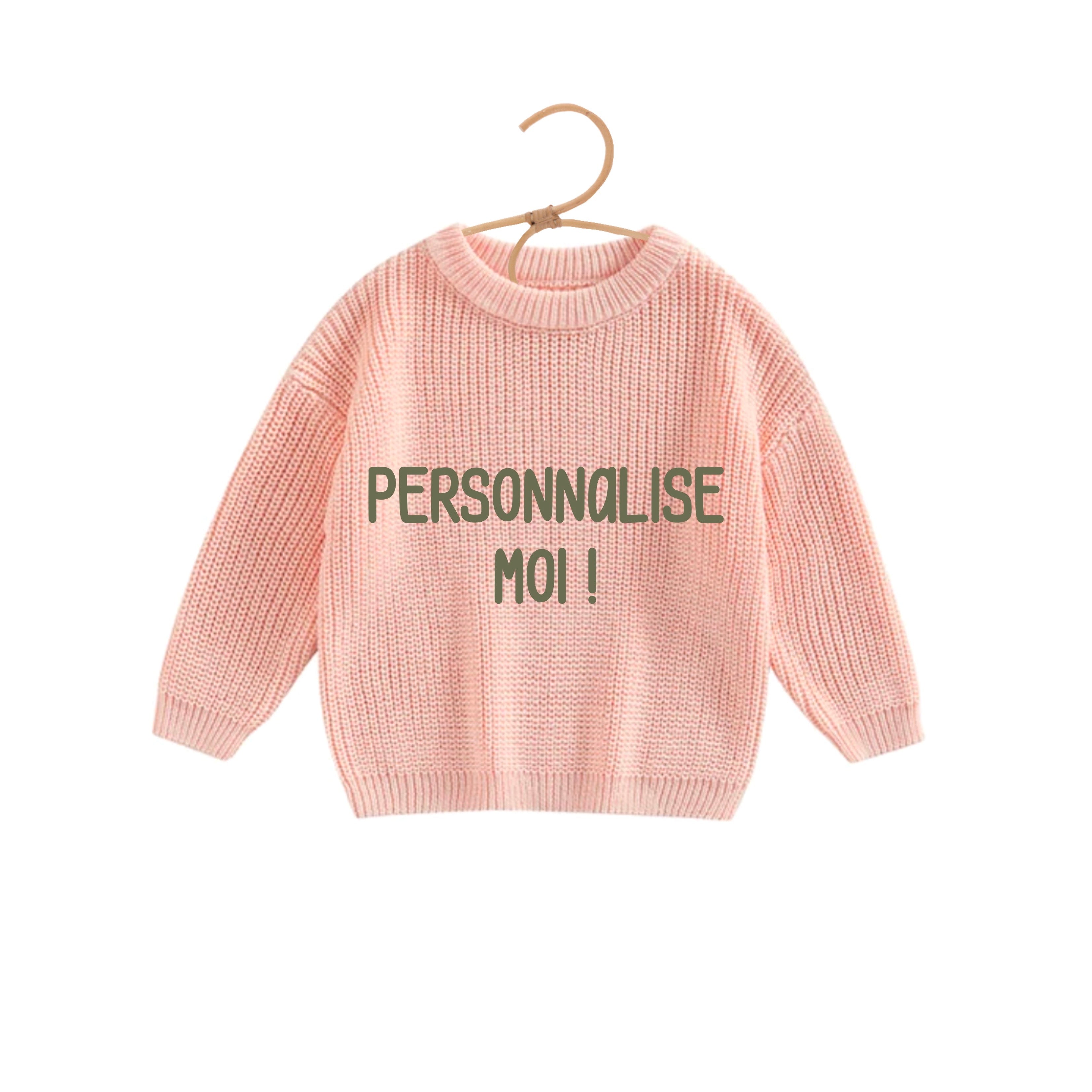 Pull à personnaliser - CAPSULE LES BEAUX JOURS - Ice tea pèche