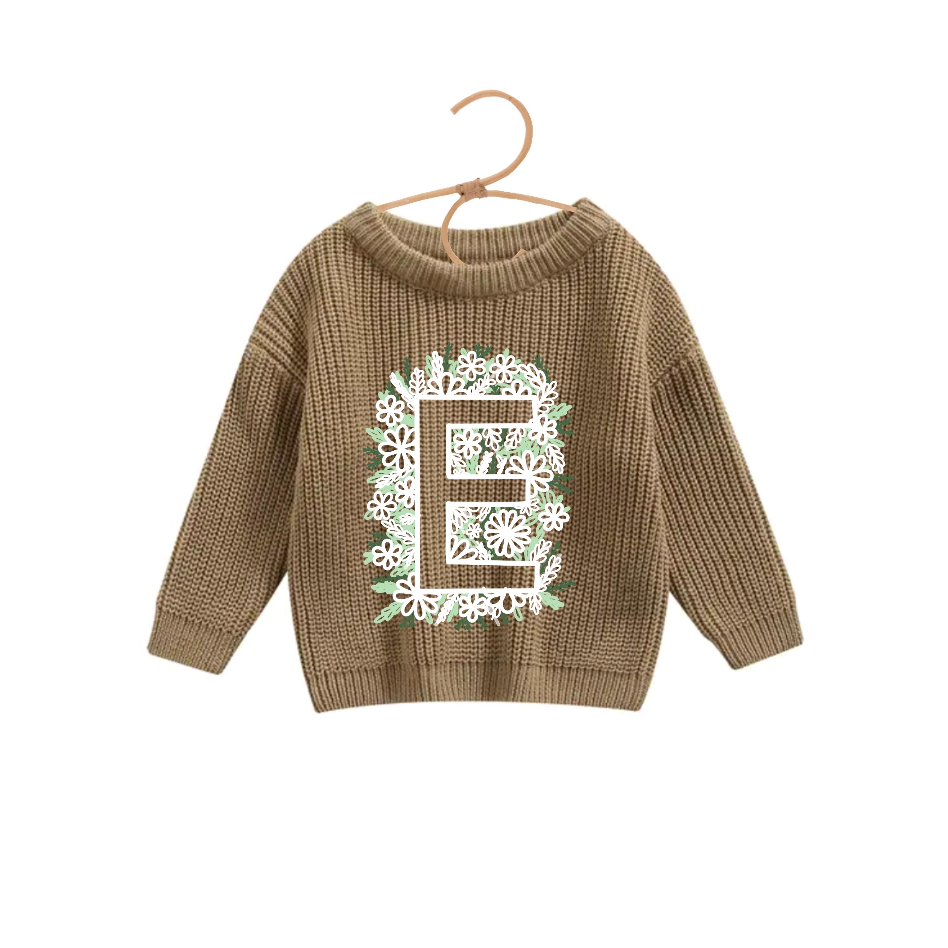 Lettre fleur inversée