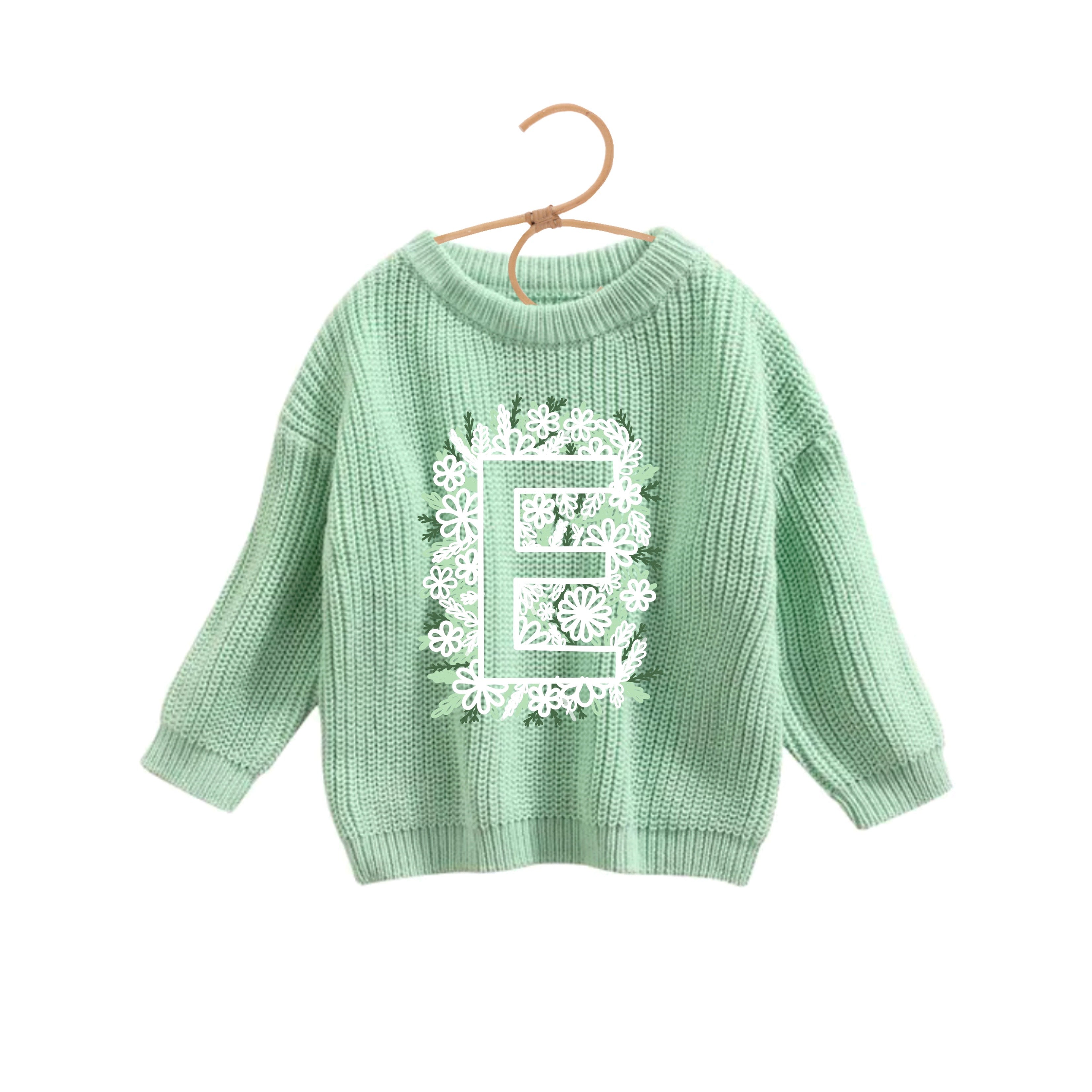 Lettre fleur inversée