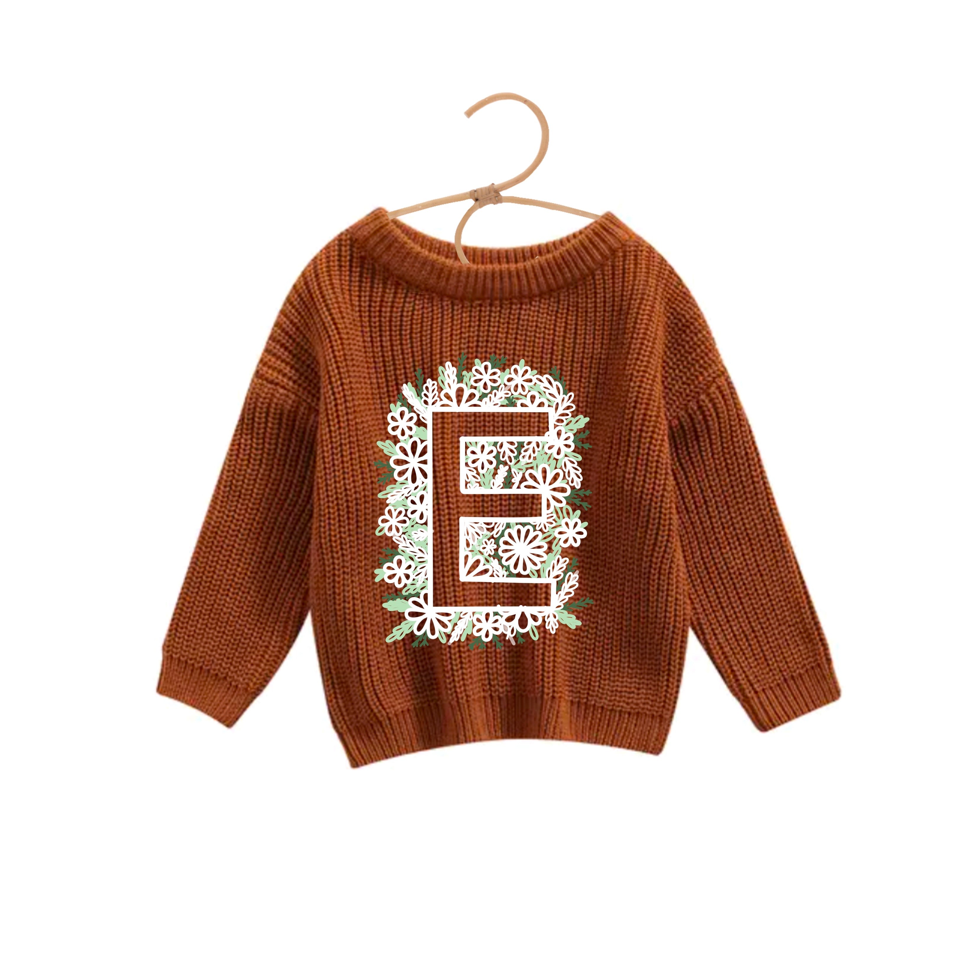 Lettre fleur inversée