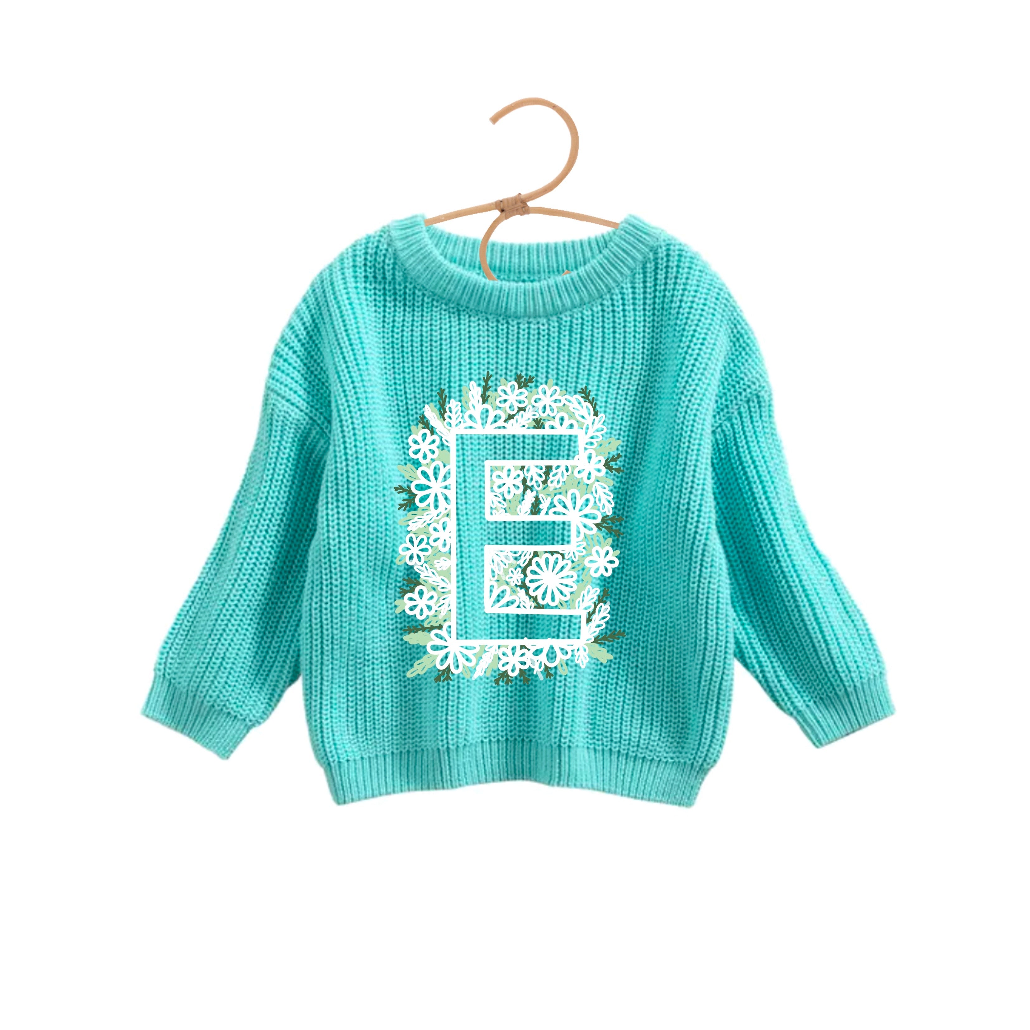 Lettre fleur inversée