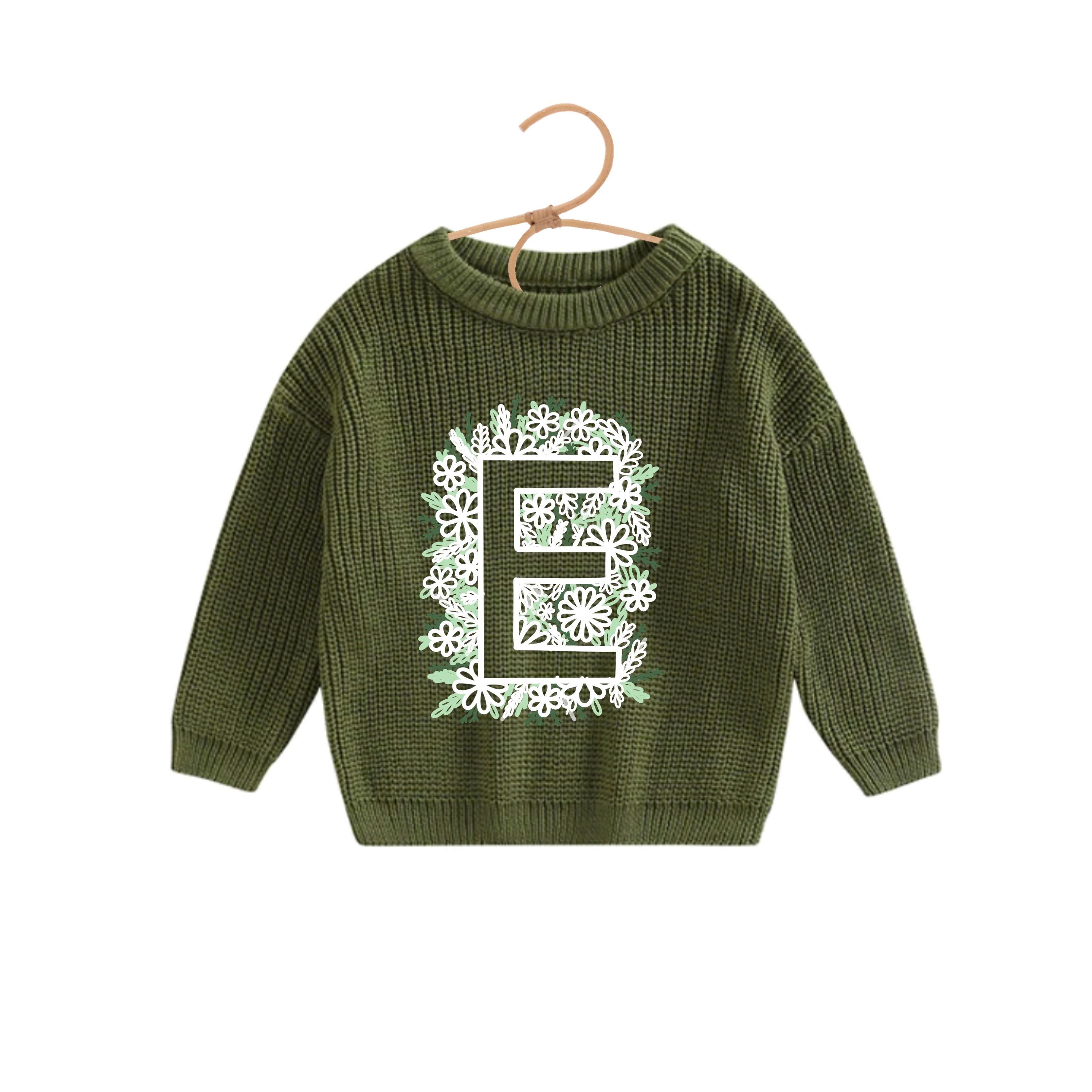 Lettre fleur inversée