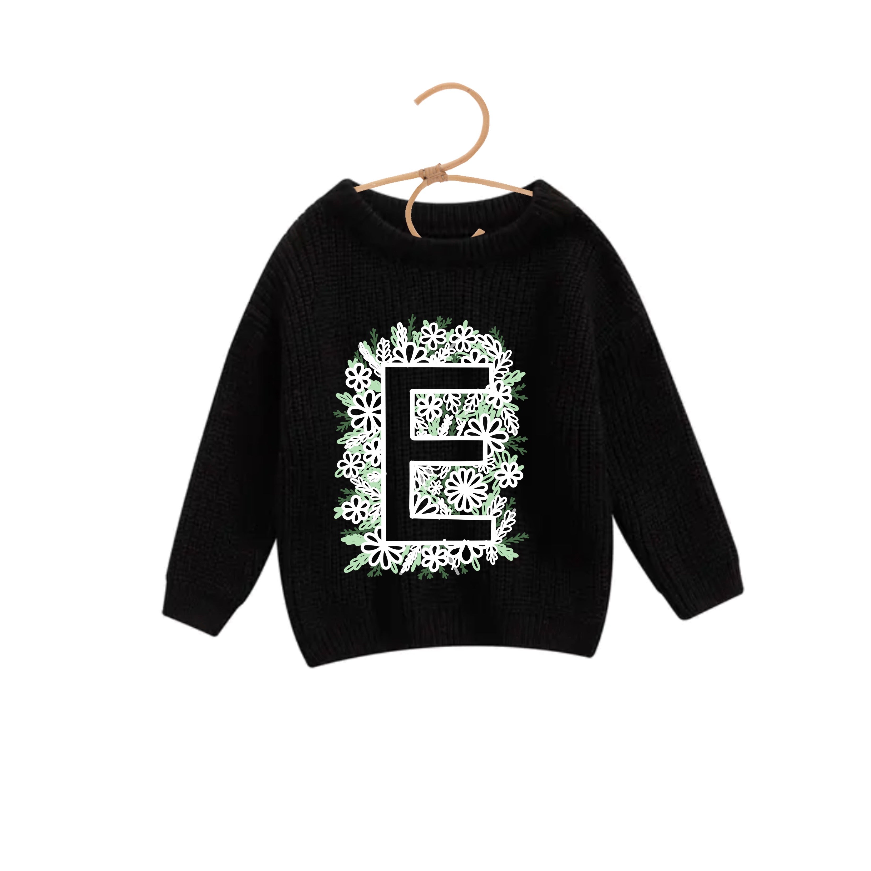 Lettre fleur inversée