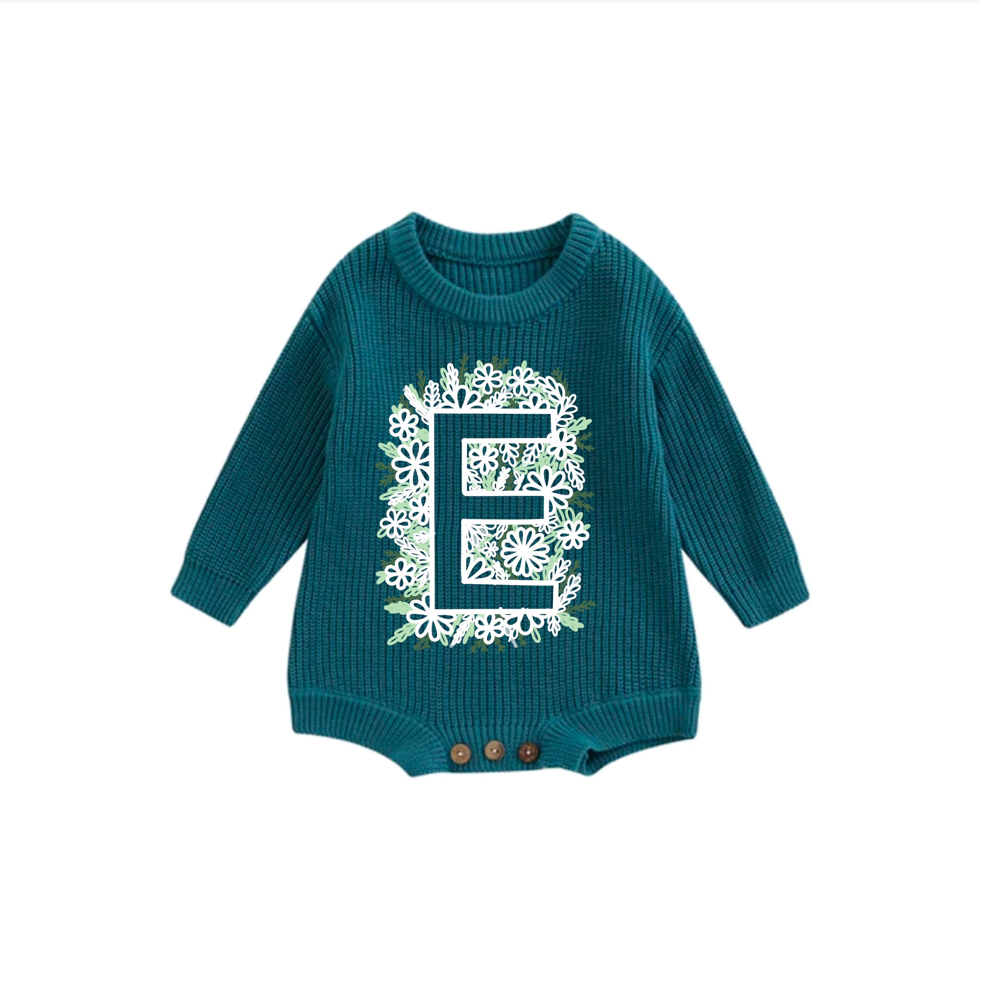 Lettre fleur inversée