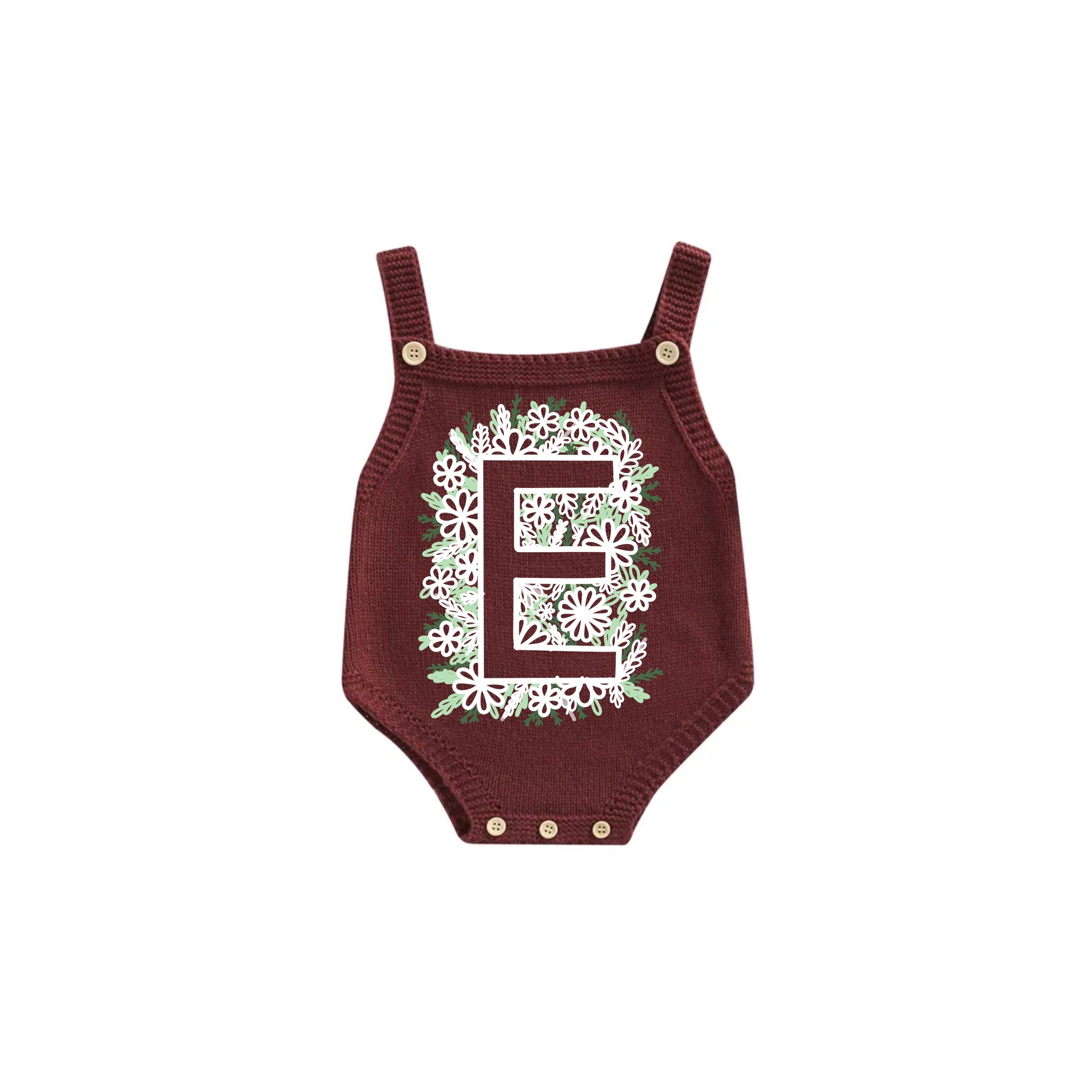 Lettre fleur inversée